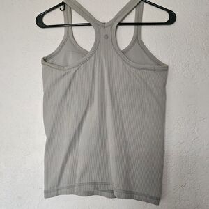 Women's Lululemon Ribbed  Ebb to Street Tank Sage Green sz8
